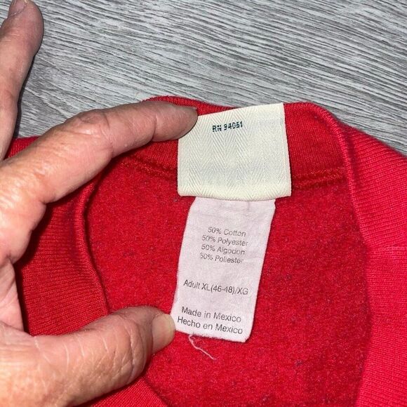 Vintage 90’s Ohio State Buckeyes Football Men’s XL Crewneck Sweatshirt Pullover - Picture 4 of 10